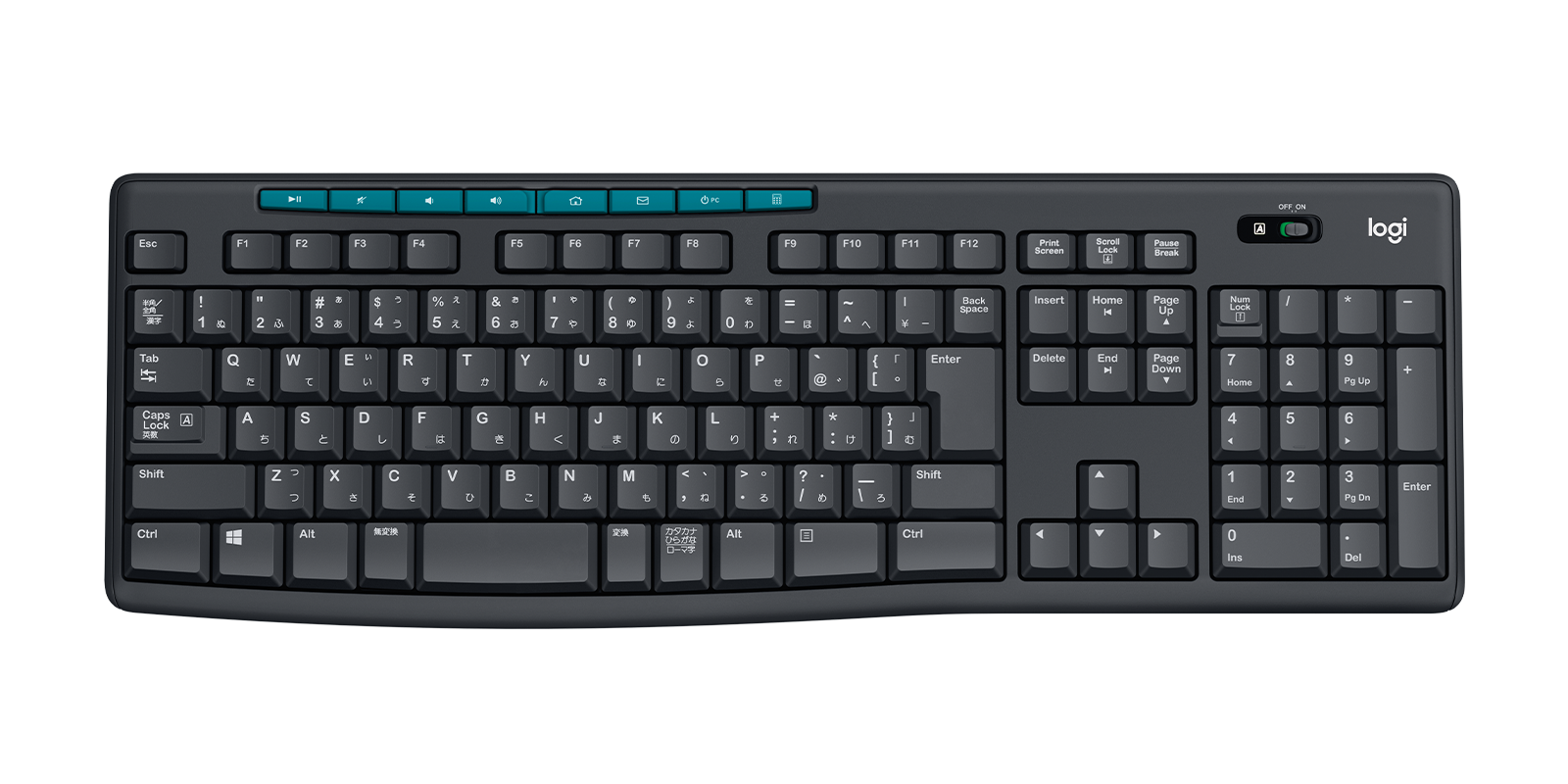 ロジクールk275ワイヤレス キーボード Unifyingレシーバー付属